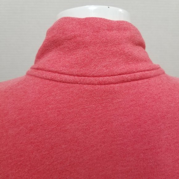 Victoria's Secret PINK sweatshirt Small dog logo graphic 1/4 zip collegiate - Picture 11 of 15